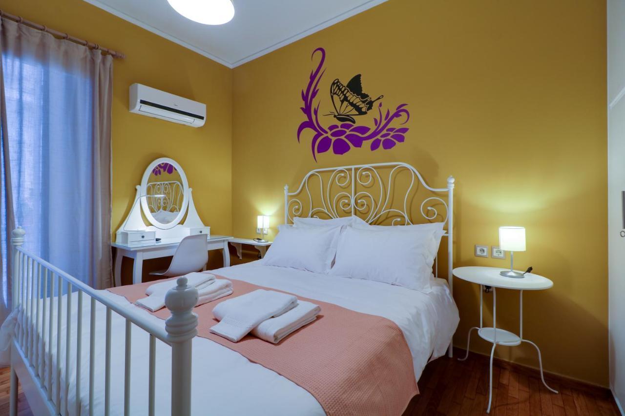 Spacious Central Flat☆3Min To Metro☆Ac|Netflix|Pc 아테네 외부 사진
